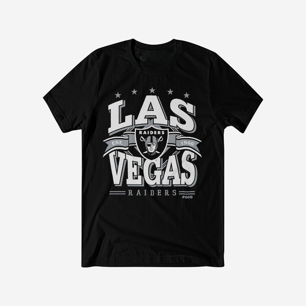 Las Vegas Raiders Established Banner T-Shirt